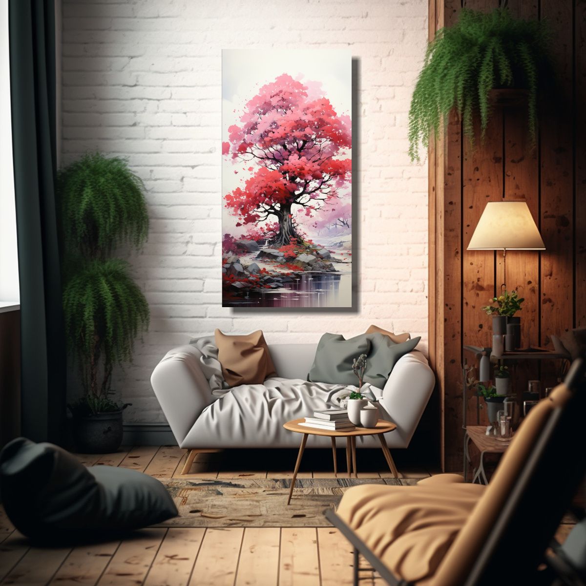 GENERICO - Arte Vanguardia Colores Vibrantes Pintura 60x120 Cm
