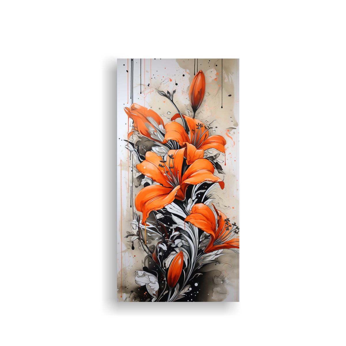 GENERICO - Pintura Decorativa En Lienzo Estilo Neonoir De 20x40 Cm