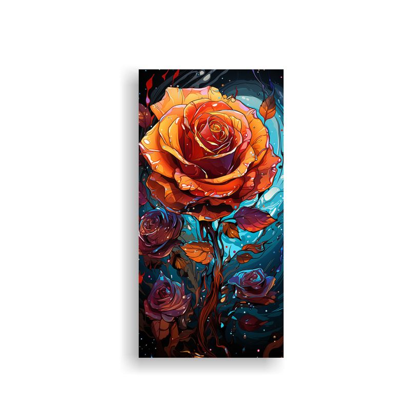 GENERICO - Pintura Conceptual Exclusiva Estilo Graffiti Con 60x120 Cm