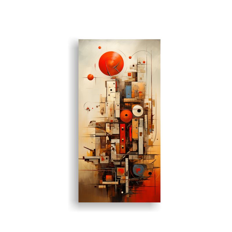 GENERICO - Pinturas Abstractas De Cuadros Impresionistas 60x120 Cm