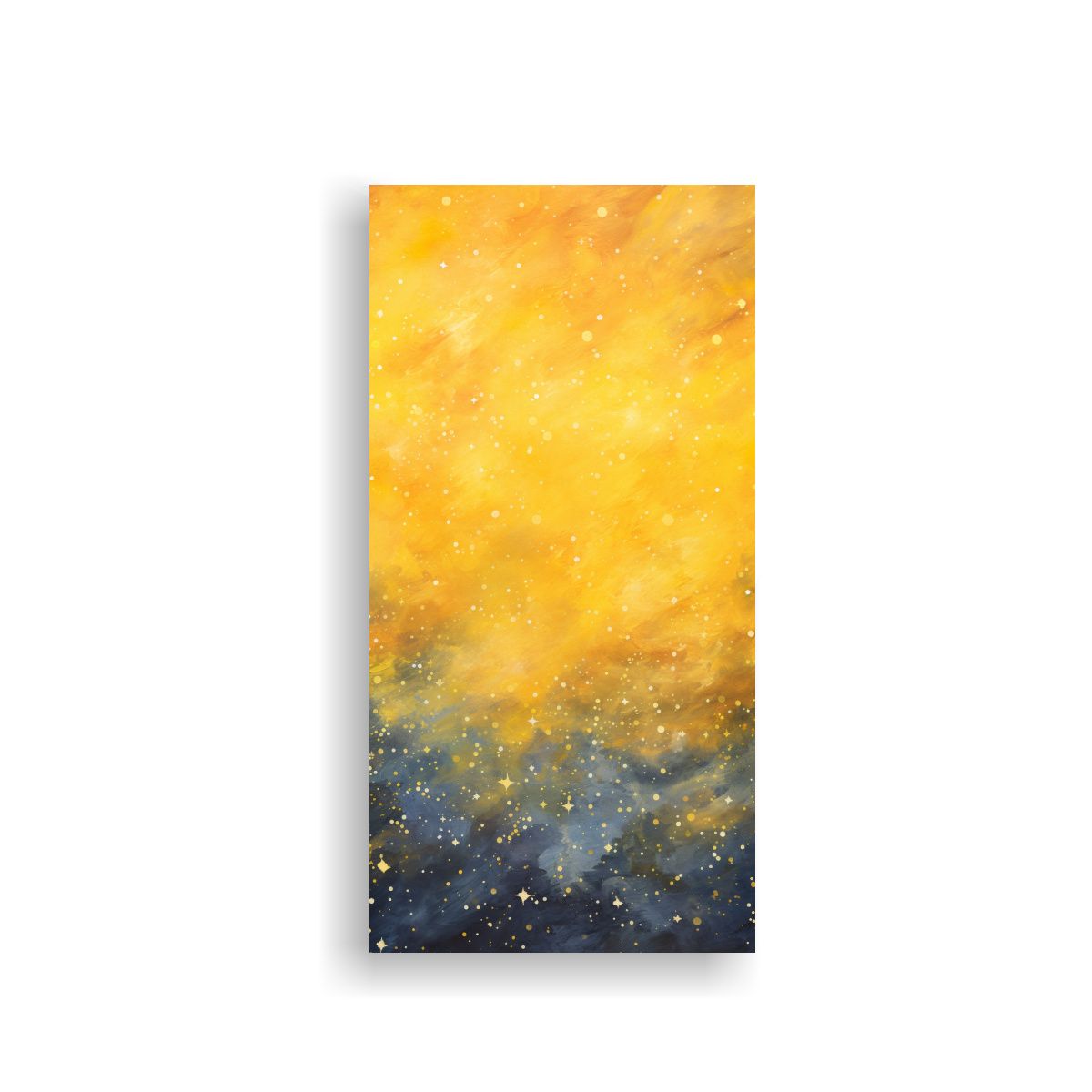 GENERICO - Pintura Impresionista Del Cielo Nocturno Con 30x60 Cm