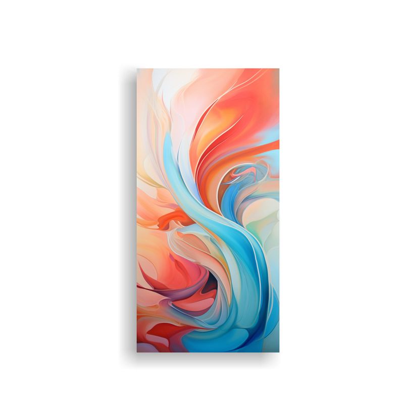 GENERICO - Pintura Decorativa De Composición Abstracción 20x40 Cm