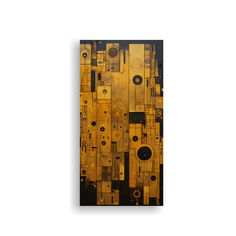 GENERICO - Lienzo Inspirador Estética Abstracta Detallado Y 50x100 Cm