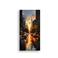 GENERICO - Pintura Decorativa Lienzo Gama De Colores 20x40 Cm