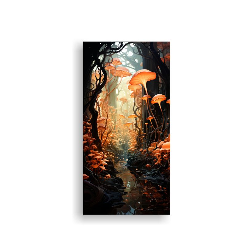 GENERICO - Cuadro Minimalista Dream Leaves De Alta Calidad 40x80 Cm
