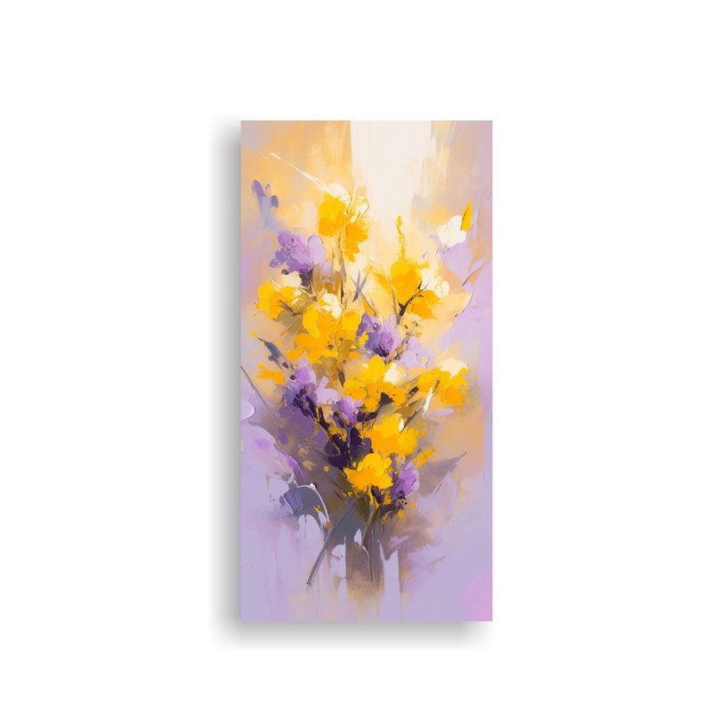 GENERICO - Lienzo De Tela Espectacular Fantasía Amarillo Y 80x160 Cm