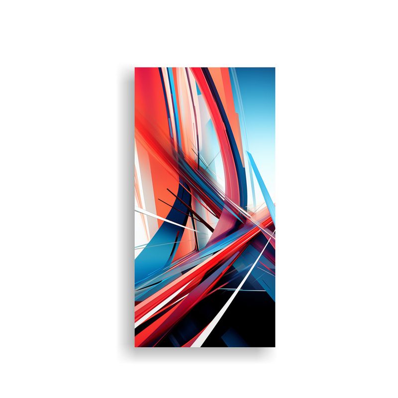 GENERICO - Interpretación Abstracta Vertical De 50x100 Cm