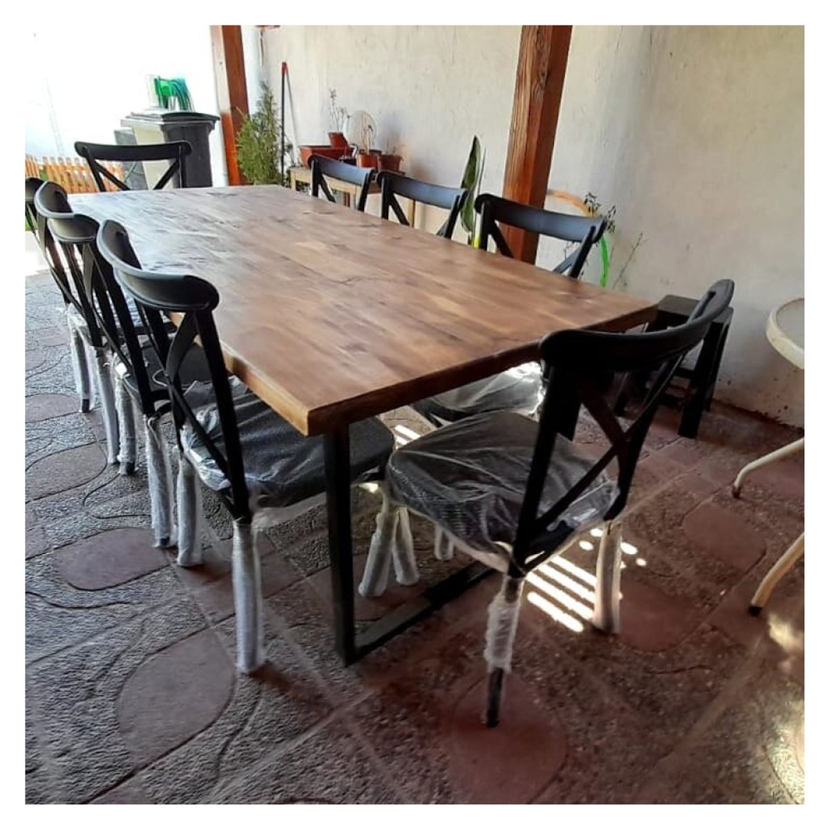 COMEDORES INDUSTRIALES - Mesa De Comedor 8 Puestos Industrial