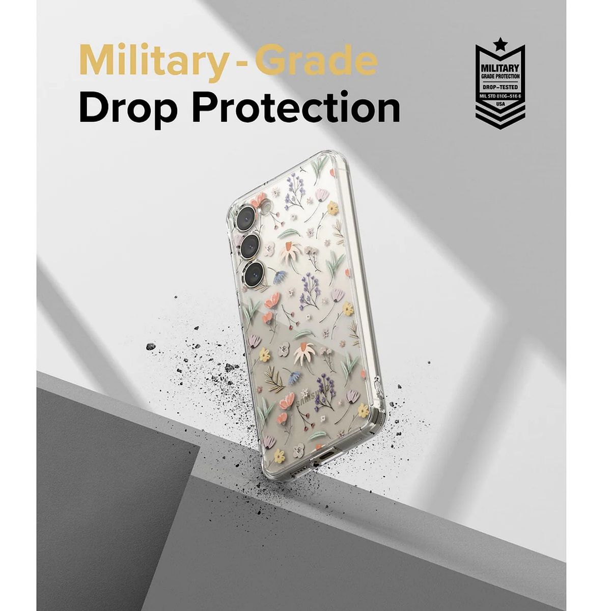 GENERICO - Carcasa Ringke Dry Flowers Para Samsung S23 Plus