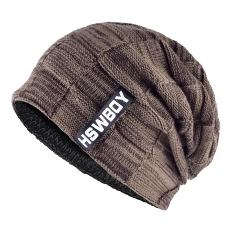 ROYAL - Gorro Invierno Hombre De Lana Con Forro Interno Moda Royal Madriz
