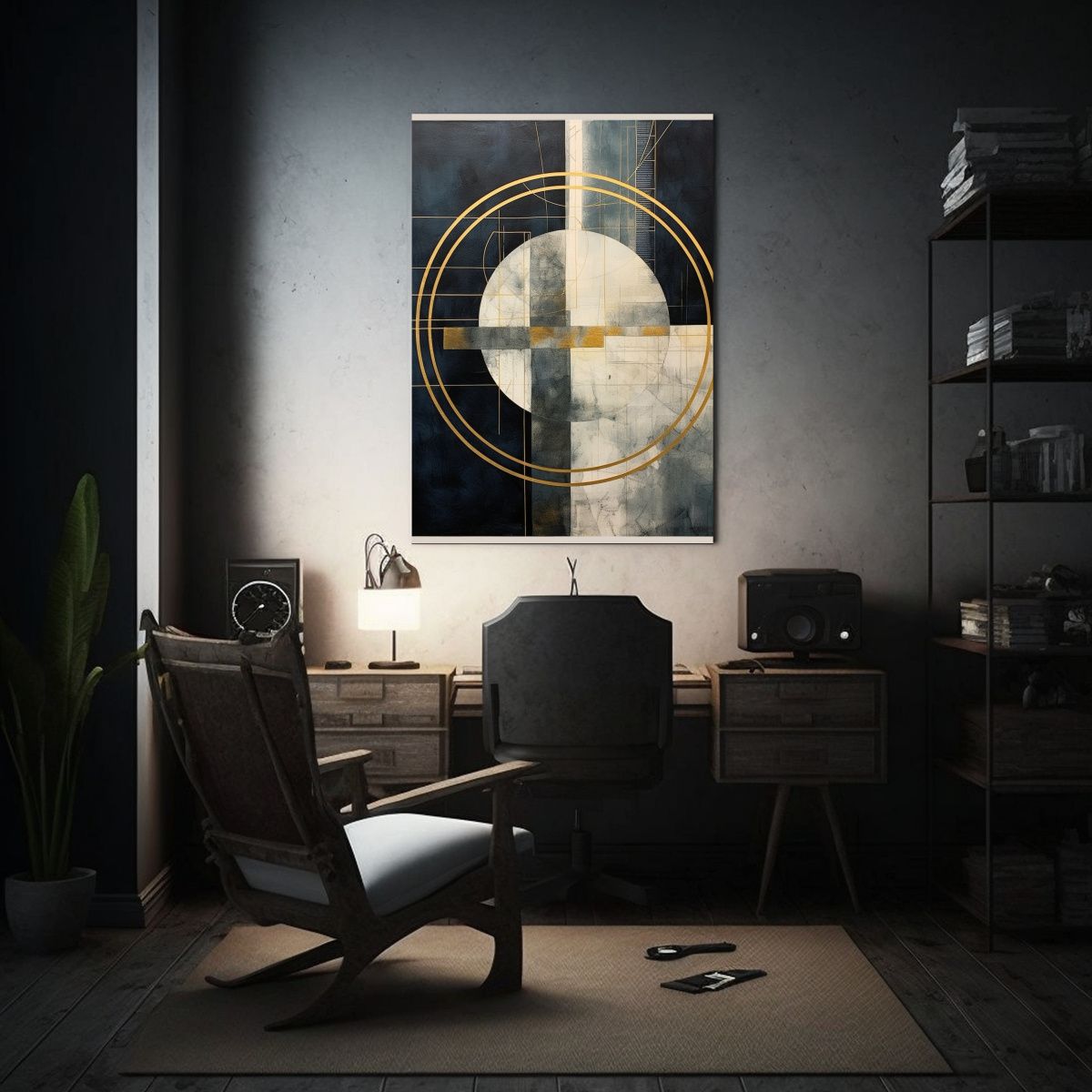 GENERICO - Pinturas Decorativas Abstractas Minimalistas Con 80x120 Cm
