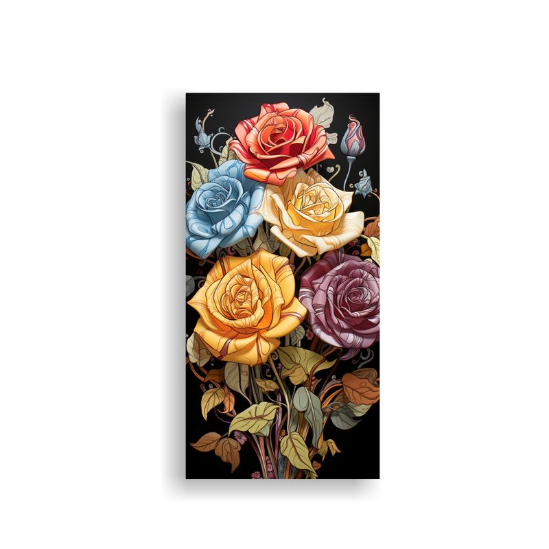 GENERICO - Pinturas Decorativas De Canva Para Desafío De 20x40 Cm