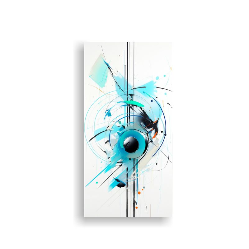 GENERICO - Cuadro Inspiración Vasily Kandinsky Estilo 50x100 Cm
