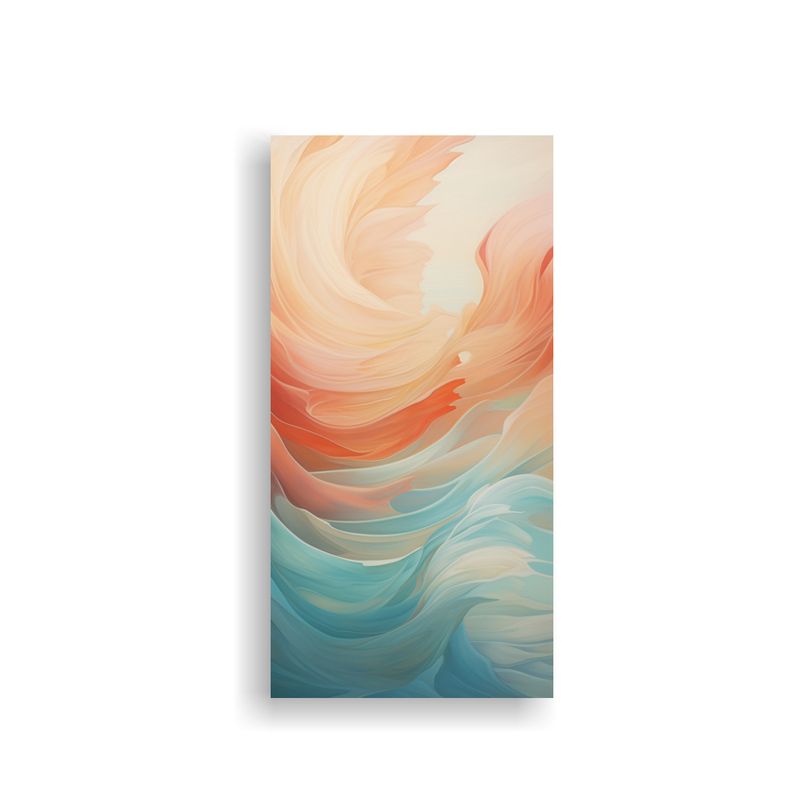 GENERICO - Lienzo Decorativo De Tela Vitalidad Suave Abrazo 60x120 Cm