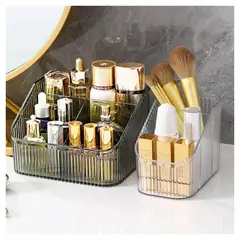 GENERICO - Organizador De Escritorio Oficina 3Comp Transparente