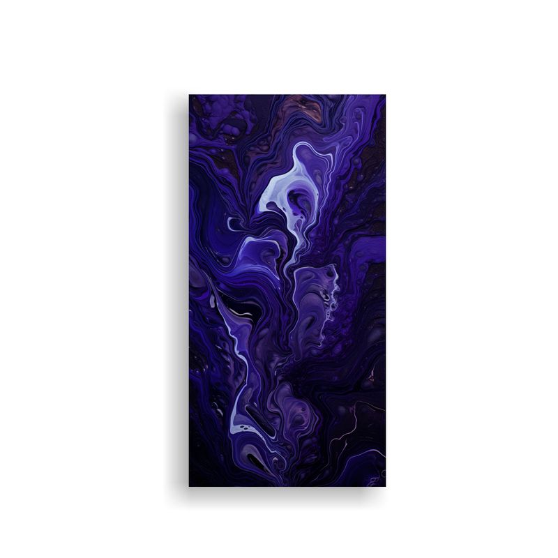GENERICO - Pintura Decorativa Minimalista Oscura En Fluido 70x140 Cm