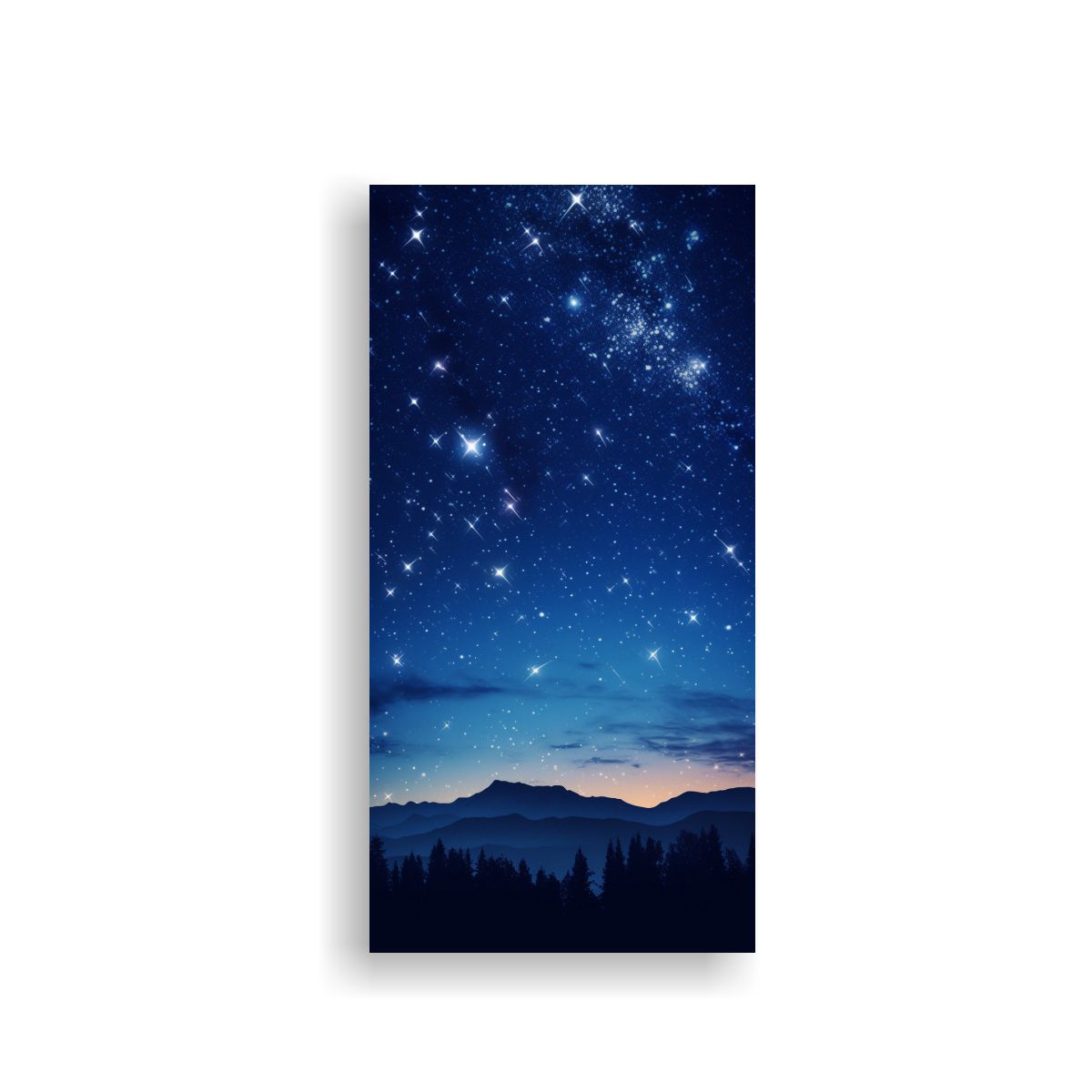 GENERICO - Lienzo Decorativo Meteorito Estrellado 20x40 Cm