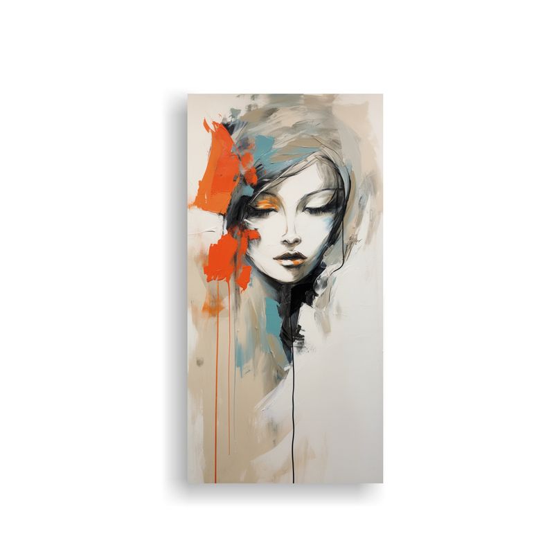 GENERICO - Pintura Abstracta Minimalista Estilo Boho 40x80 Cm
