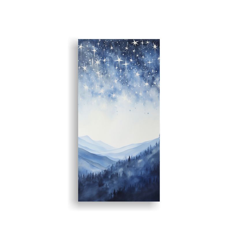GENERICO - Cuadro Decorativo De Paisaje De Montaña Con 30x60 Cm