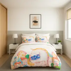 ARMONIA - Cubrecama verano Pony Art 15 plz con funda 50x70 ligera 600