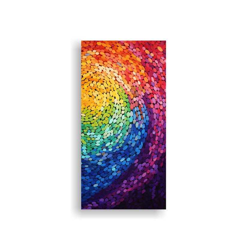 GENERICO - Pinturas Decorativas Con Fusión Abstracta De 40x80 Cm