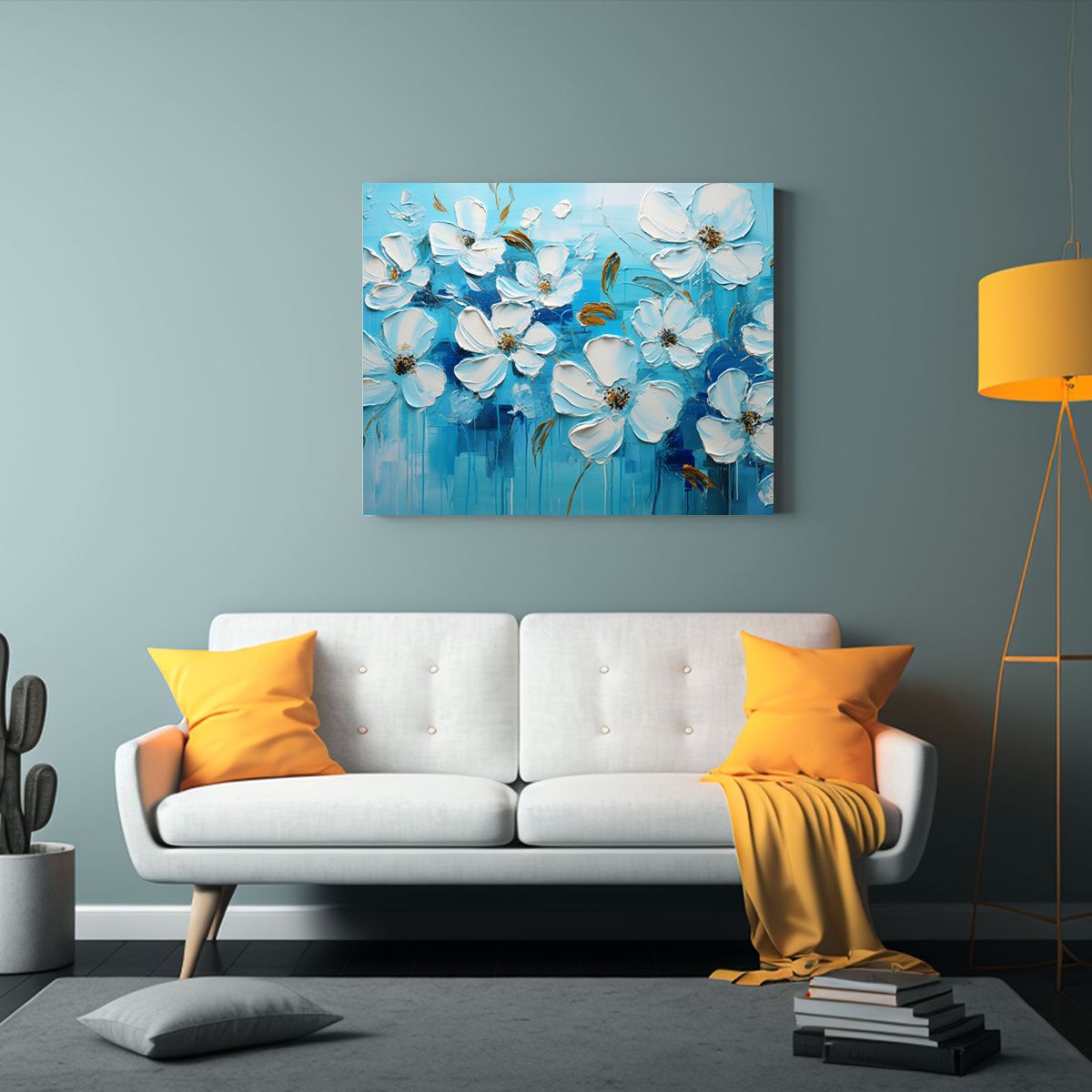 GENERICO - Cuadro Conceptual De Impacto Visual Pintura En 120x80 Cm.