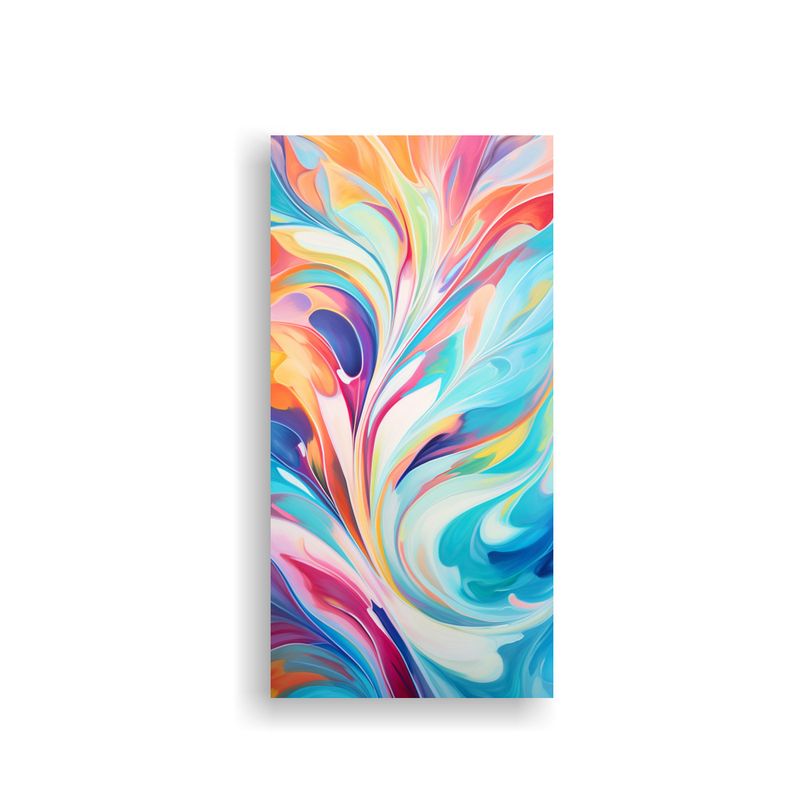 GENERICO - Pintura De Pared Con Patrones Abstractos 30x60 Cm