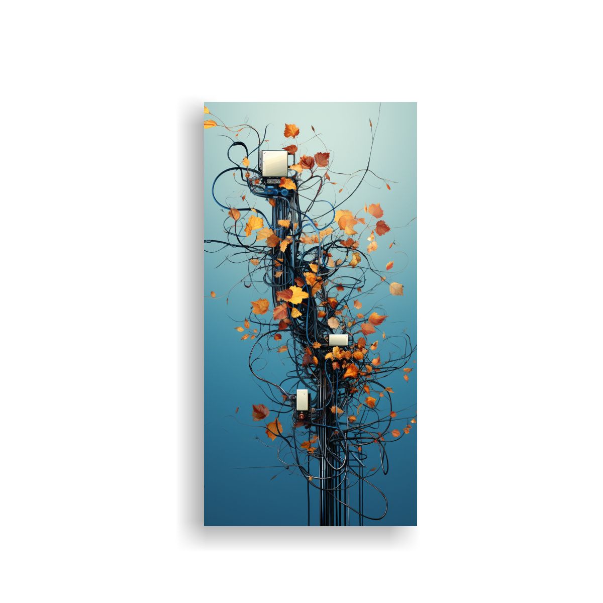 GENERICO - Pintura Decorativa De Fusión Abstracta De Arte 70x140 Cm