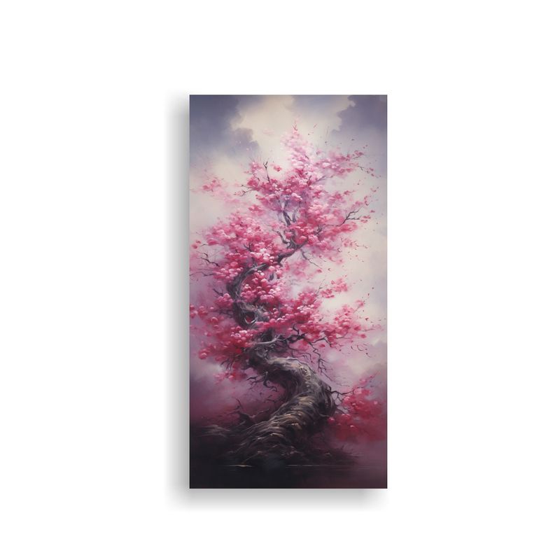 GENERICO - Pintura Abstracta De Cerezo Con Estilo De óleo 70x140 Cm