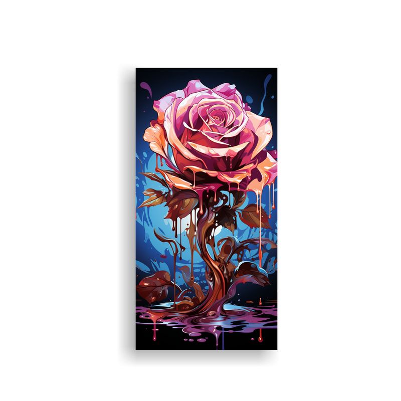 GENERICO - Pintura Decorativa De Lienzo Concepto Espacial En 70x140 Cm