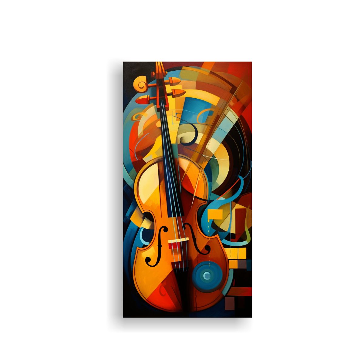 GENERICO - Cuadro Lienzo Movimiento Fantasía Estilo Dali 30x60 Cm
