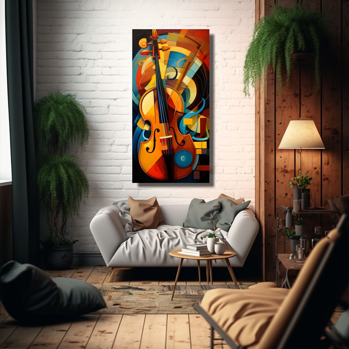 GENERICO - Cuadro Lienzo Movimiento Fantasía Estilo Dali 30x60 Cm