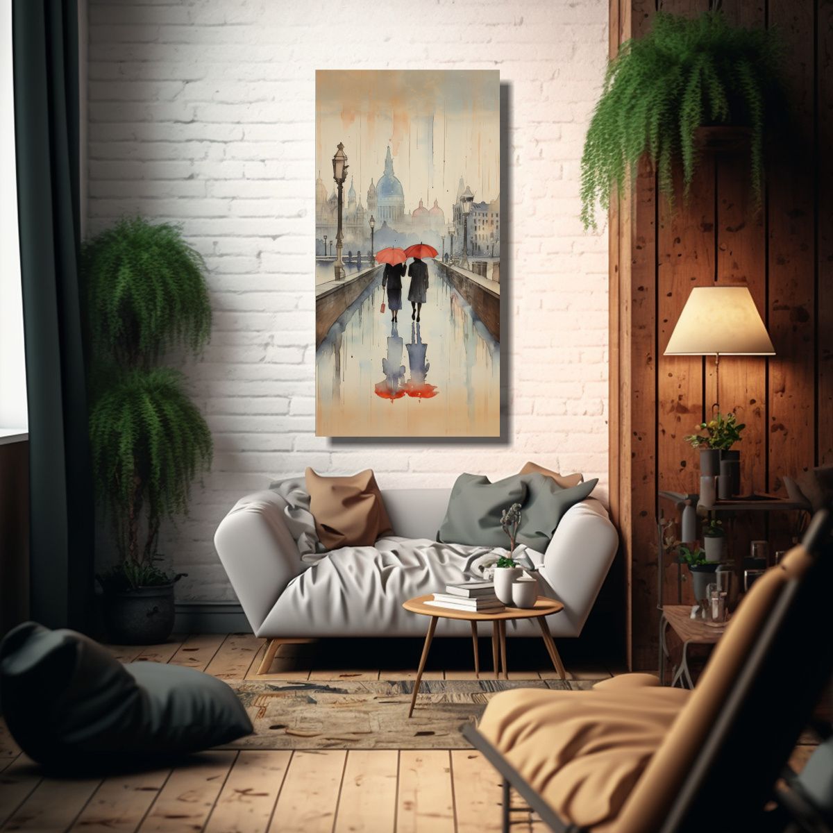 GENERICO - Cuadro Abstracto De Una Composición Equilibrada 80x160 Cm