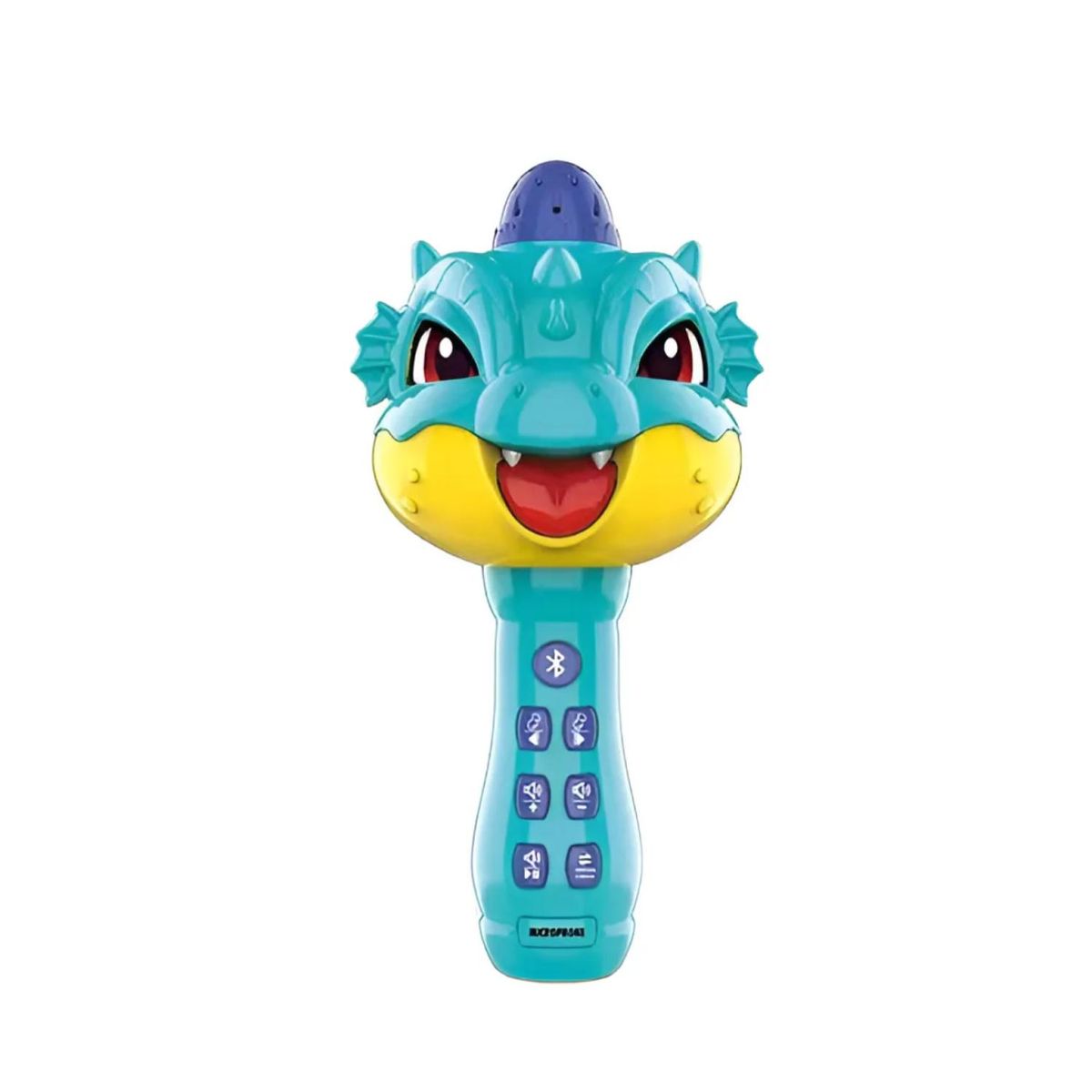 GENERICO - Juguete Microfono Karaoke Bluetooth Canciones Dragon Azul