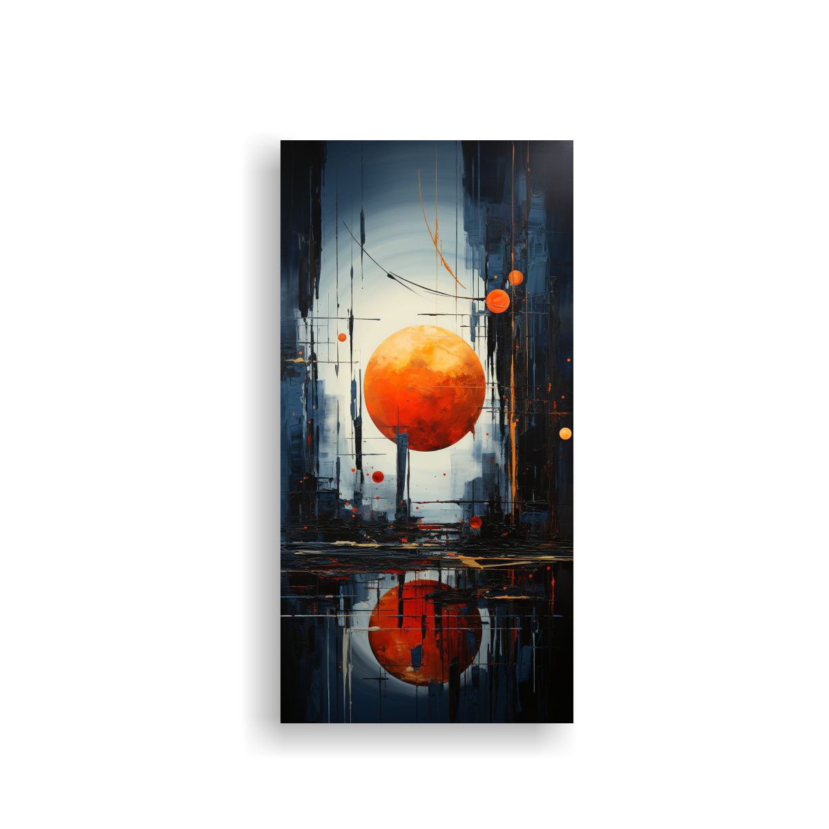 GENERICO - Pintura Acrílica Para Decoración Contemporánea 40x80 Cm