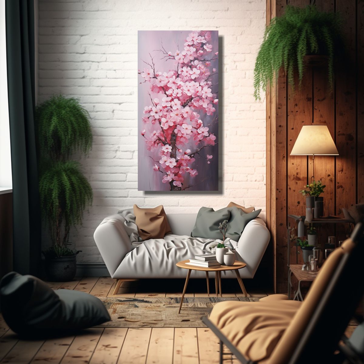 GENERICO - Cuadro Lienzo Hermosa Composición Equilibrada 30x60 Cm