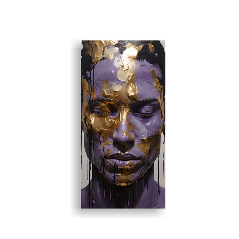 GENERICO - Cuadros De Arte De Pared Con Contornos Faciales Y 40x80 Cm