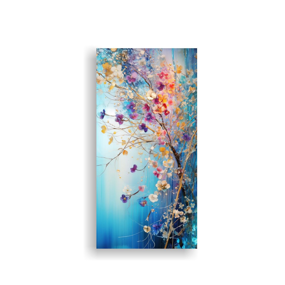 GENERICO - Pintura De Naturaleza Viva En Colores Arcoíris Y 30x60 Cm