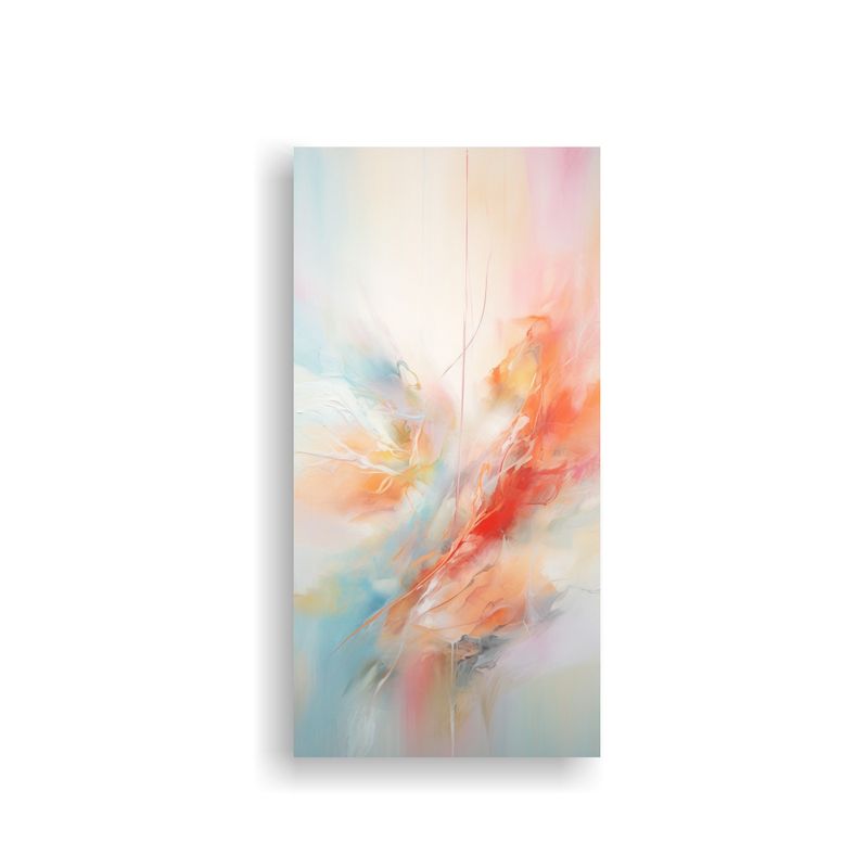 GENERICO - Cuadro Juvenil Lienzo Abstracto Tonalidades 60x120 Cm