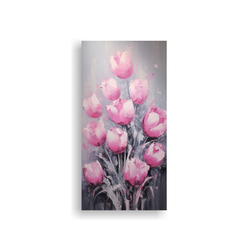 GENERICO - Cuadro De Inspiración Naturaleza Viva Pintura 30x60 Cm