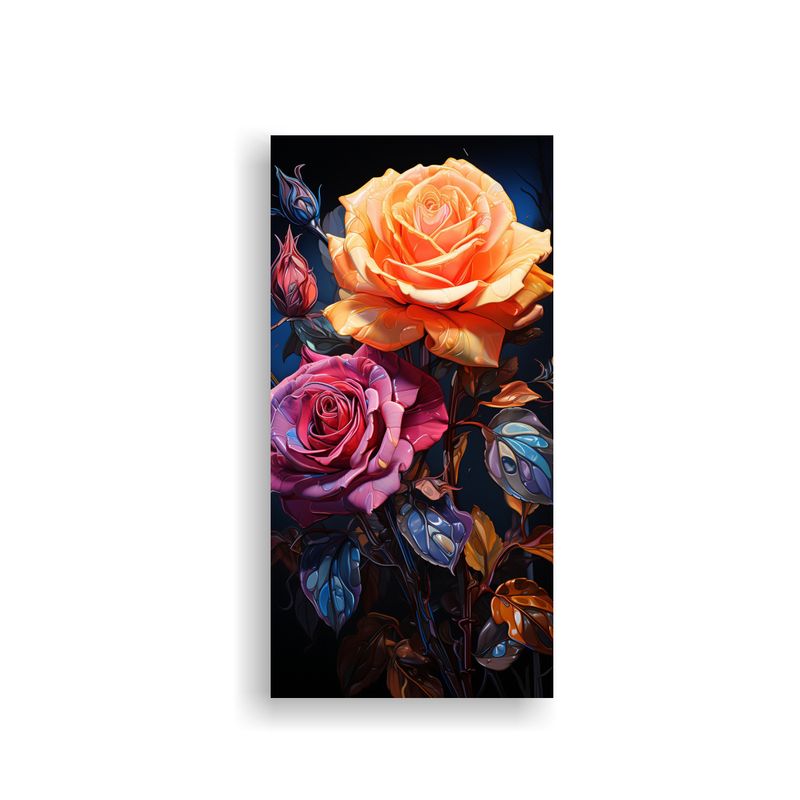 GENERICO - Pintura Decorativa Arte Composición Cuarto Rosa 70x140 Cm