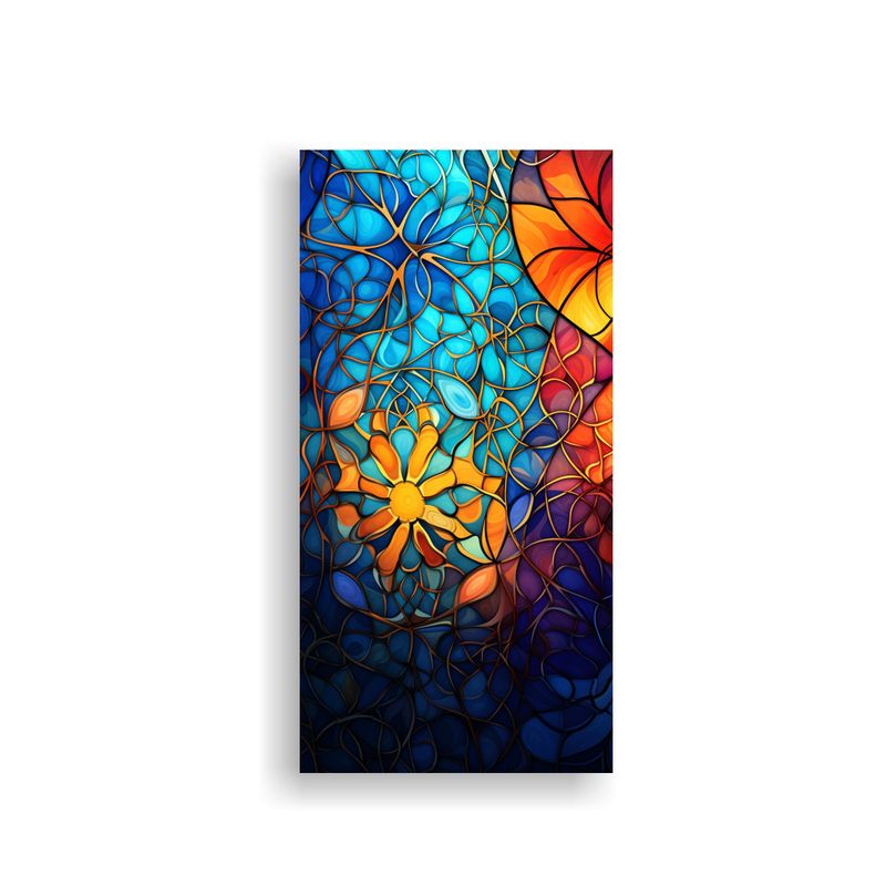 GENERICO - Cuadro Decoración Naturaleza Abstracta 20x40 Cm