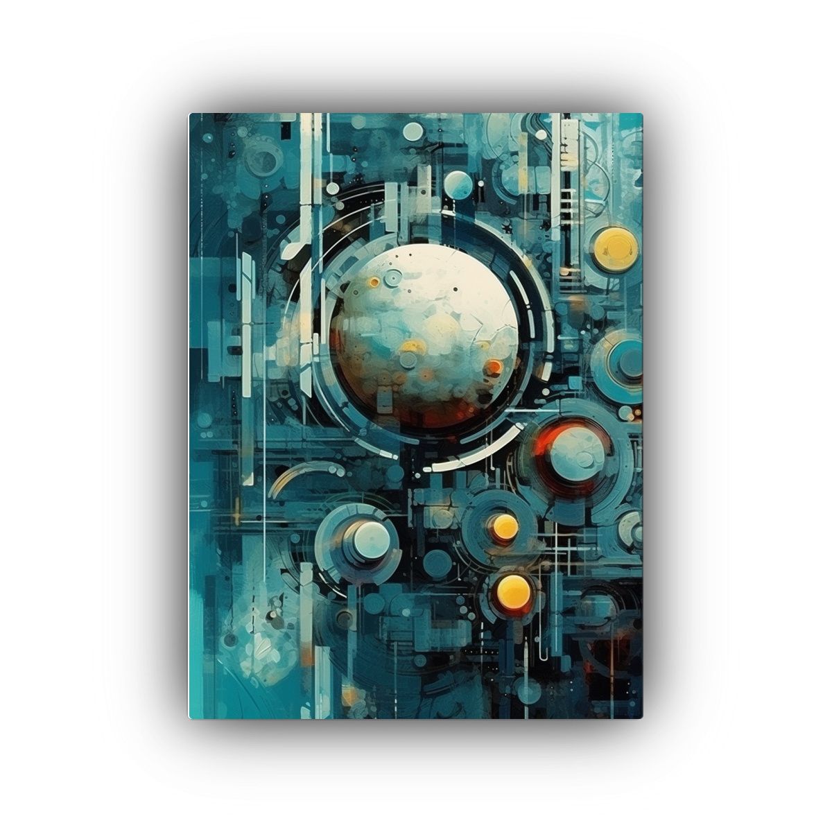 GENERICO - Arte De Pared Cuadro Multicolor Estilo 80x120 Cm