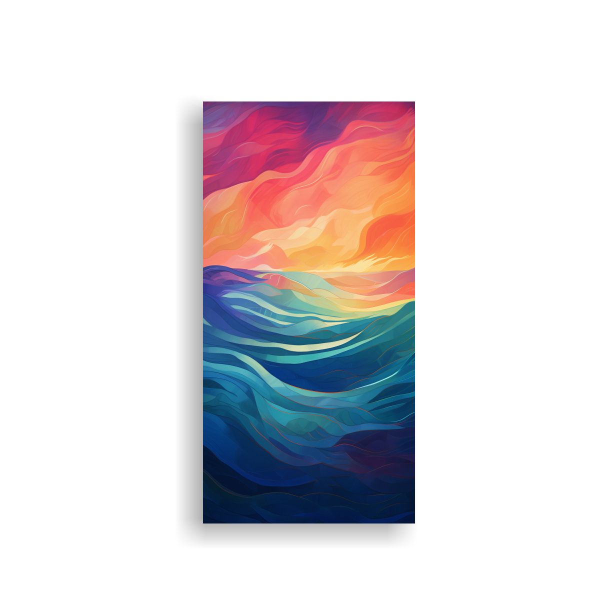 GENERICO - Tela En Bastidor Decorativo Urbano Con 70x140 Cm