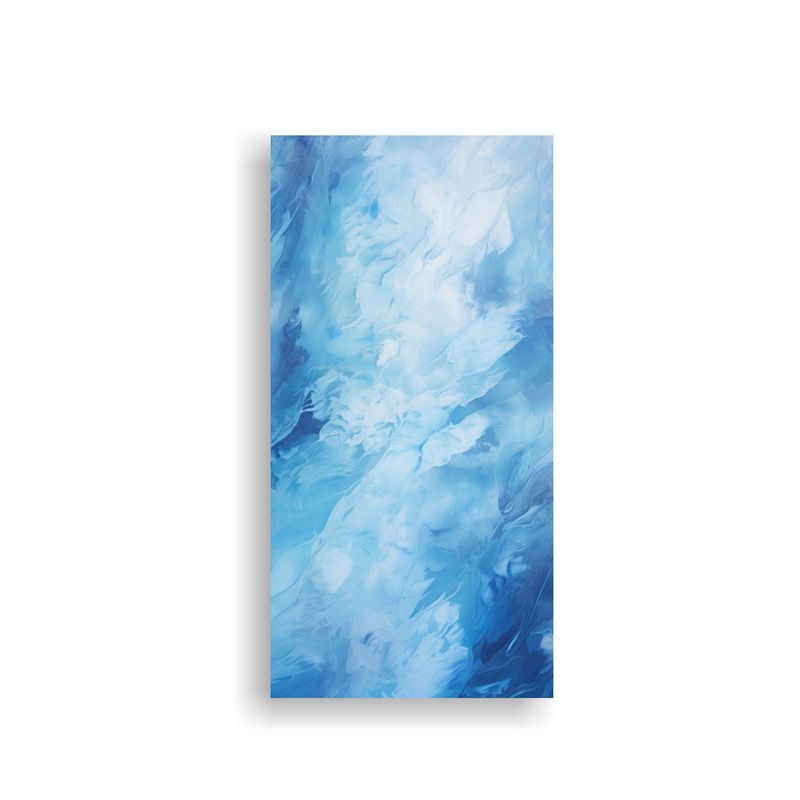 GENERICO - Cuadro Decoración Belleza Invernal Abstracta Con 40x80 Cm