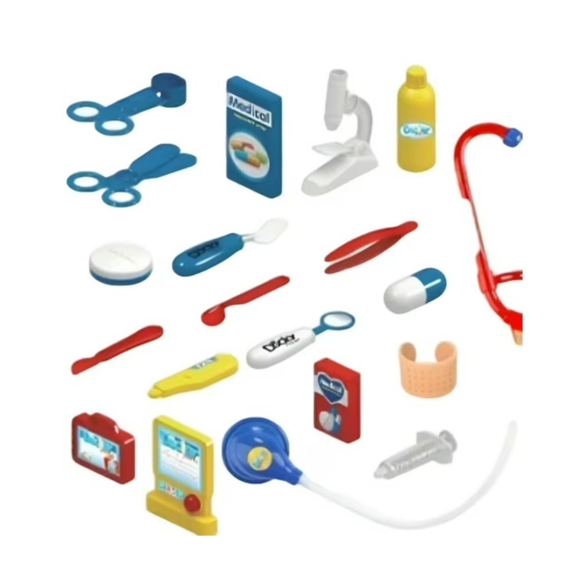 GENERICO - Juguete Set Maleta Doctor Con Accesorios Azul Infantil