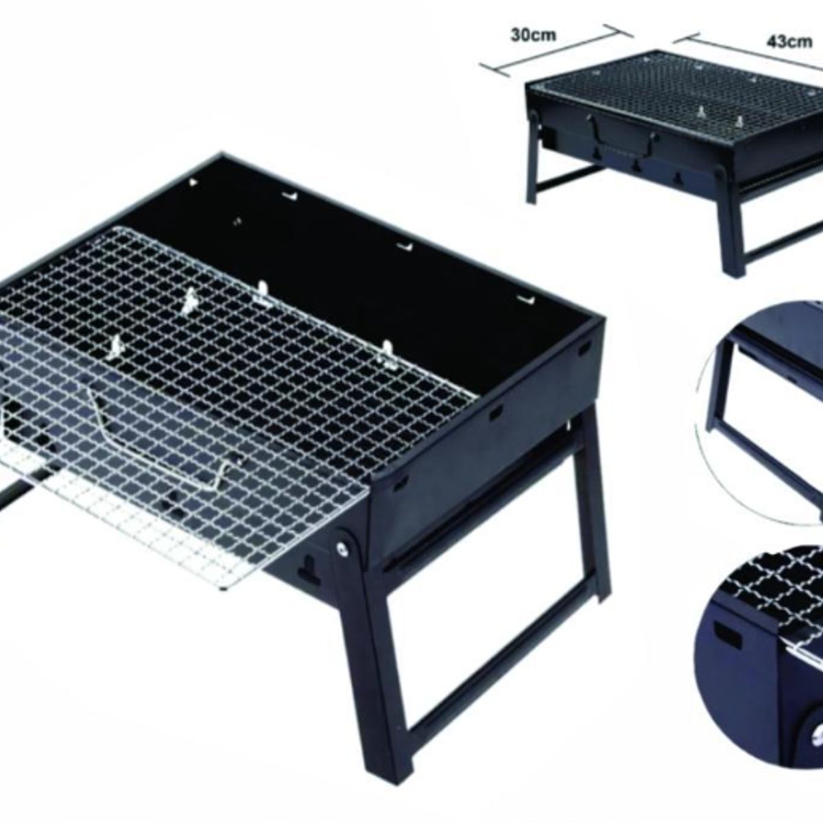 GENERICO - Parrillera Plegable Para Camping