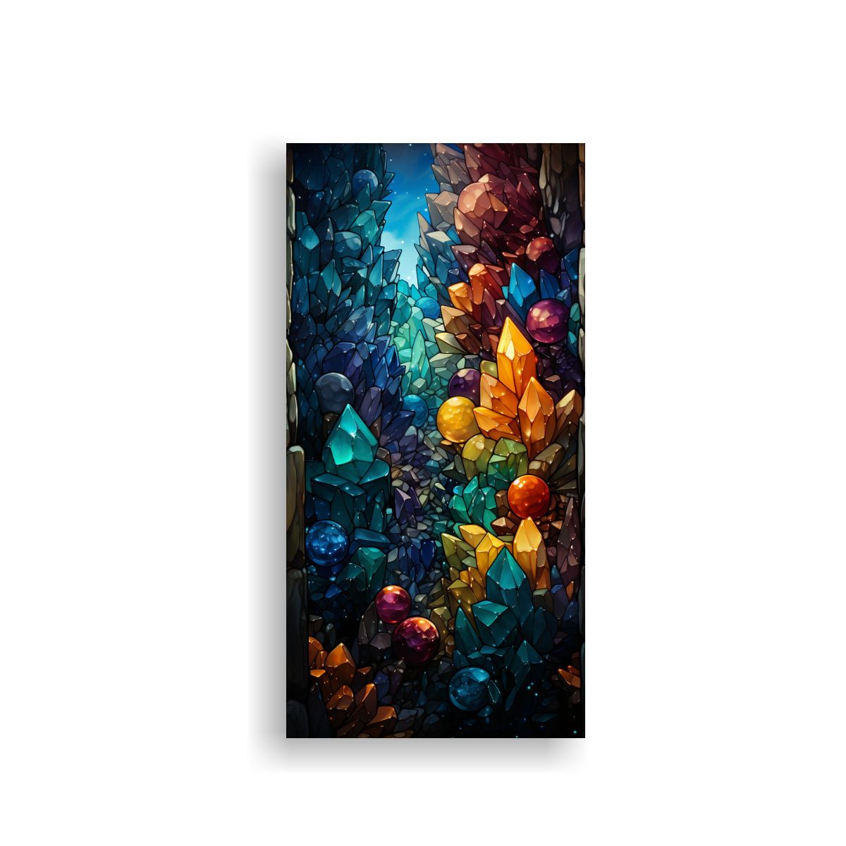 GENERICO - Pinturas Murales De Piedra Colorida En El Estilo 50x100 Cm