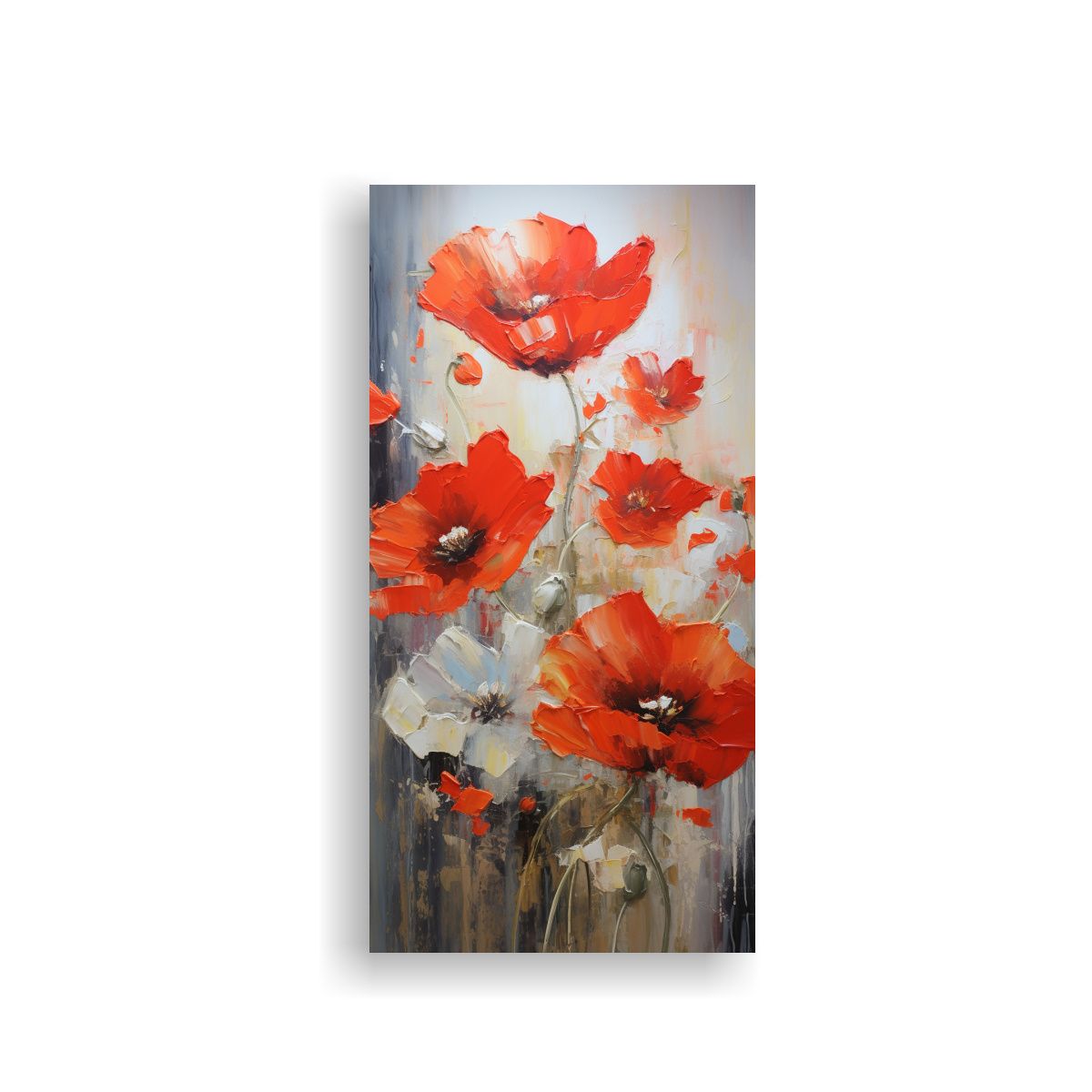 GENERICO - Cuadro Abstracción Alegría En Colores Vibrantes 30x60 Cm