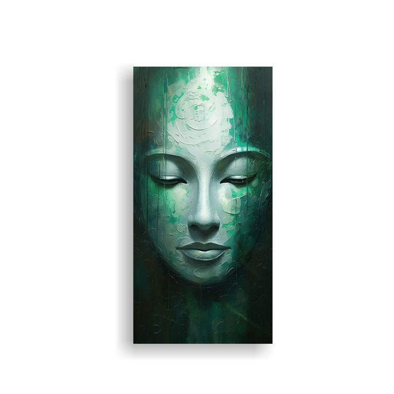 GENERICO - Cuadro Cuadro Equilibrio Buddha Estilo Abstracto 30x60 Cm